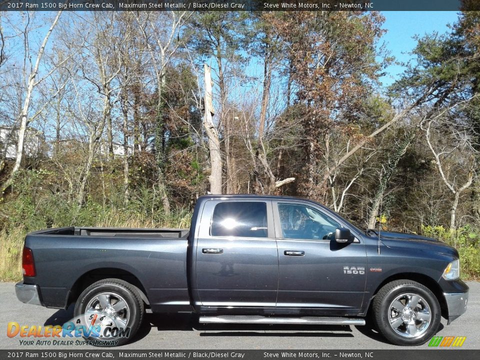 Maximum Steel Metallic 2017 Ram 1500 Big Horn Crew Cab Photo #5