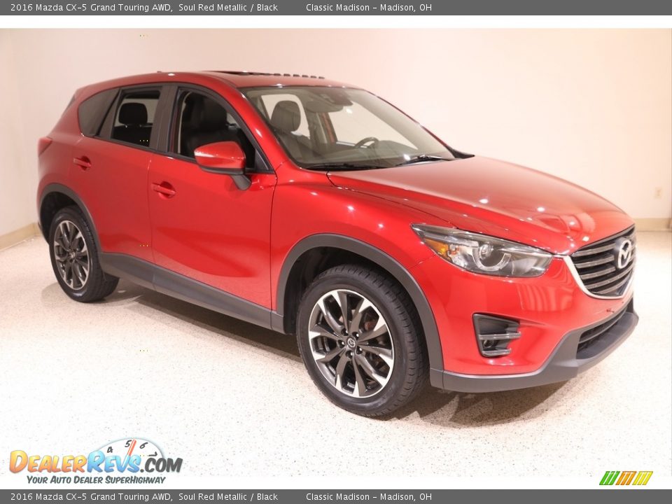 2016 Mazda CX-5 Grand Touring AWD Soul Red Metallic / Black Photo #1