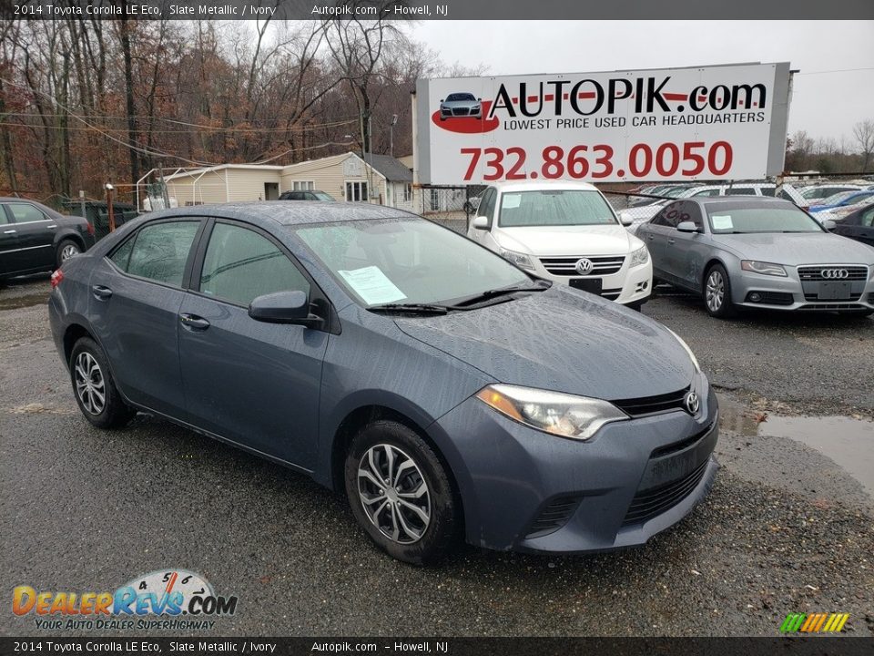 2014 Toyota Corolla LE Eco Slate Metallic / Ivory Photo #1