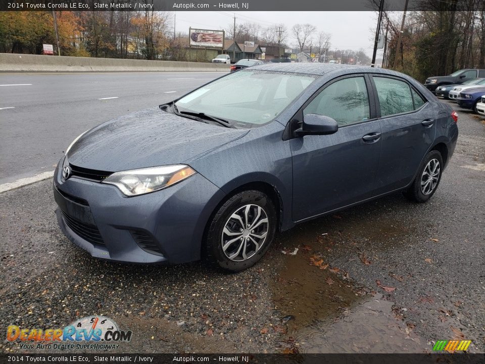 2014 Toyota Corolla LE Eco Slate Metallic / Ivory Photo #3