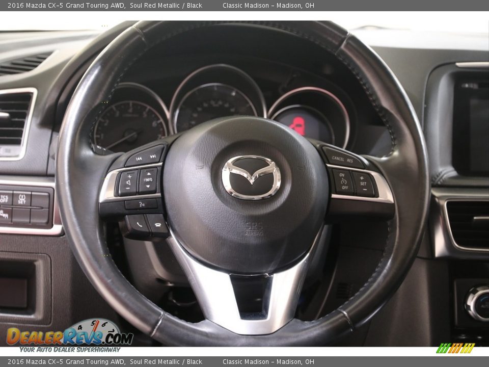 2016 Mazda CX-5 Grand Touring AWD Soul Red Metallic / Black Photo #6