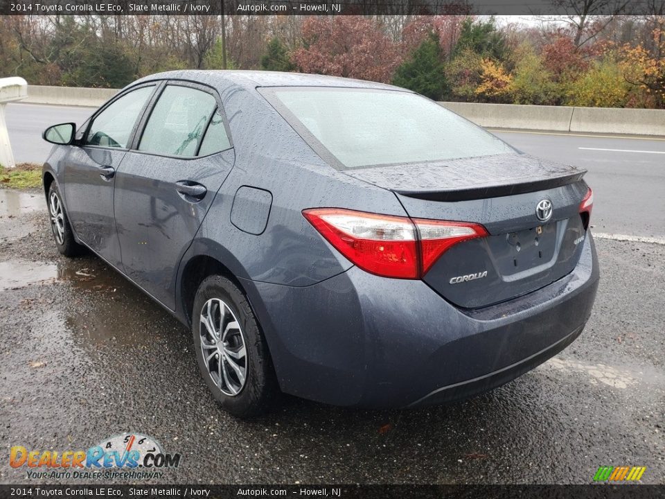 2014 Toyota Corolla LE Eco Slate Metallic / Ivory Photo #5