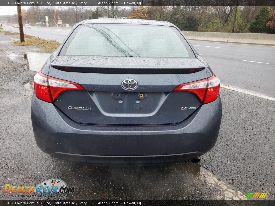 2014 Toyota Corolla LE Eco Slate Metallic / Ivory Photo #6