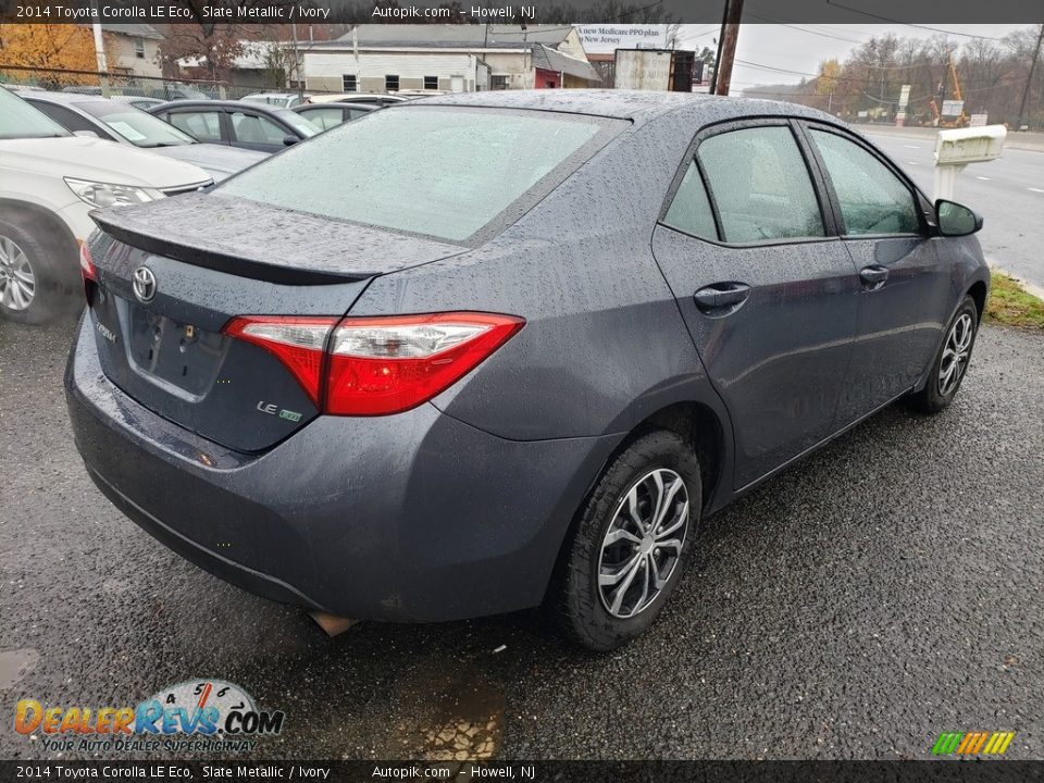 2014 Toyota Corolla LE Eco Slate Metallic / Ivory Photo #7