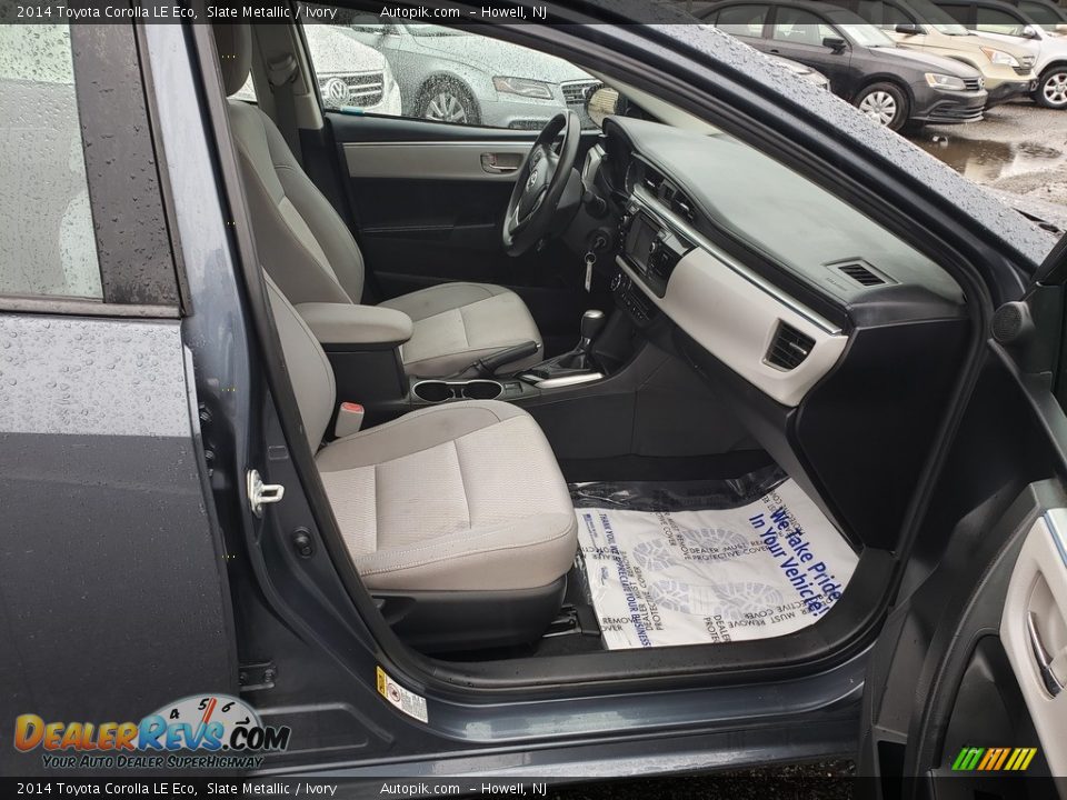 2014 Toyota Corolla LE Eco Slate Metallic / Ivory Photo #13