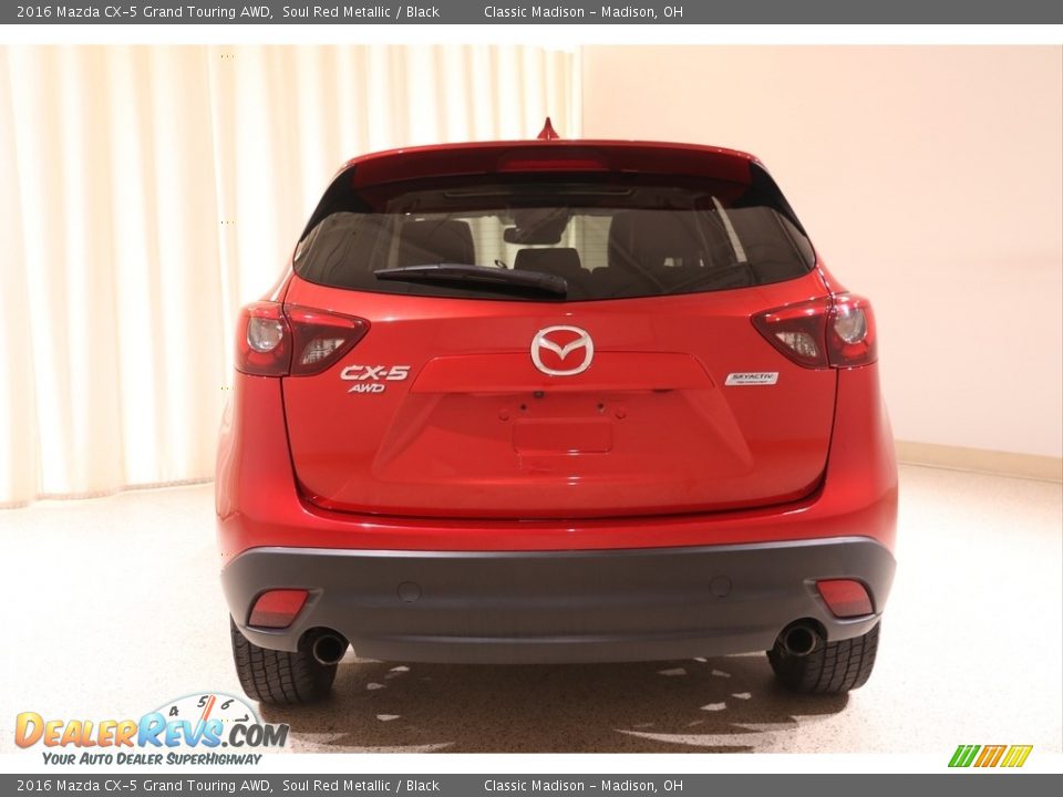 2016 Mazda CX-5 Grand Touring AWD Soul Red Metallic / Black Photo #17