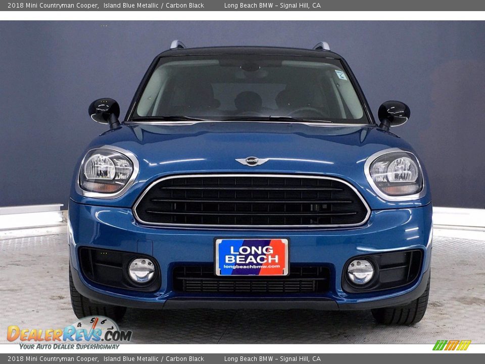 2018 Mini Countryman Cooper Island Blue Metallic / Carbon Black Photo #2