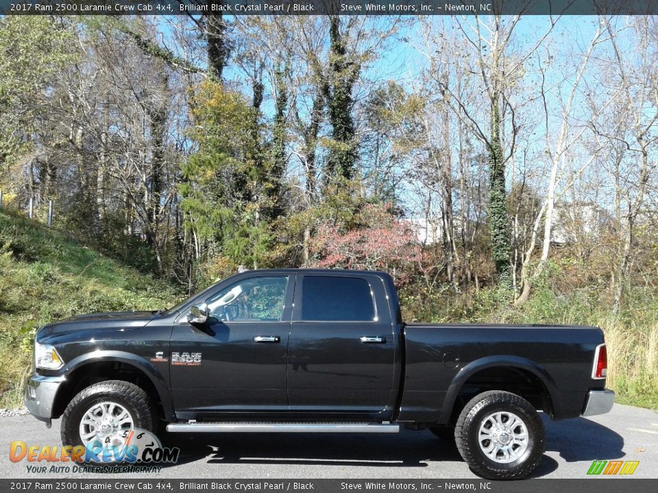 2017 Ram 2500 Laramie Crew Cab 4x4 Brilliant Black Crystal Pearl / Black Photo #1