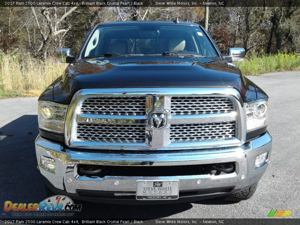 2017 Ram 2500 Laramie Crew Cab 4x4 Brilliant Black Crystal Pearl / Black Photo #3