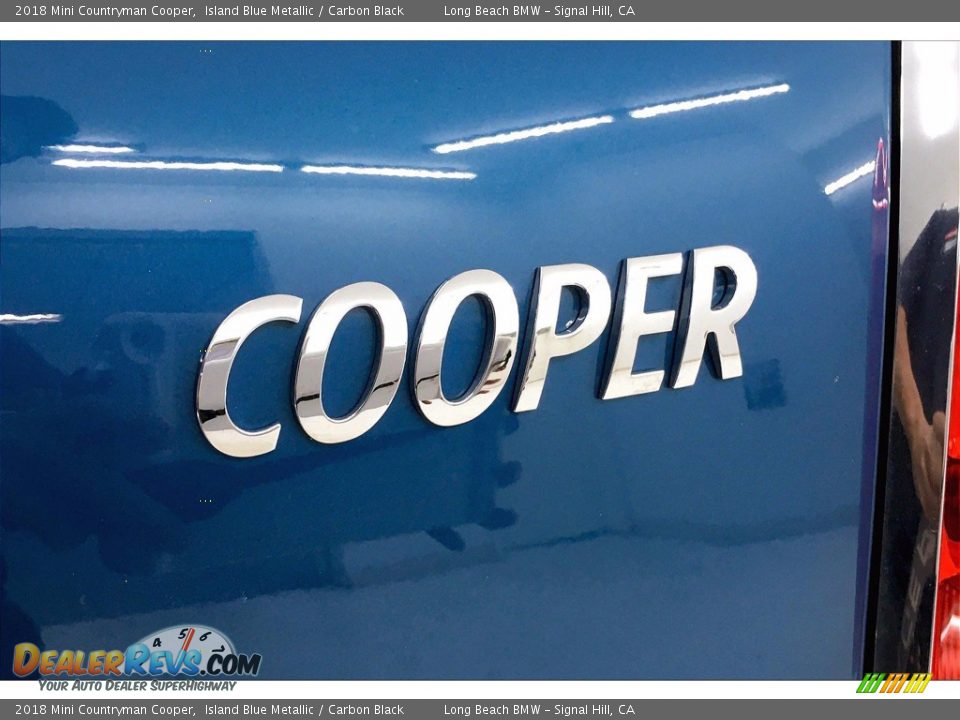 2018 Mini Countryman Cooper Island Blue Metallic / Carbon Black Photo #7