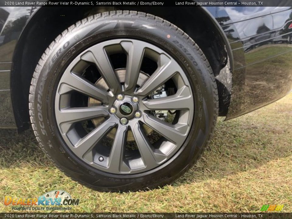 2020 Land Rover Range Rover Velar R-Dynamic S Santorini Black Metallic / Ebony/Ebony Photo #12