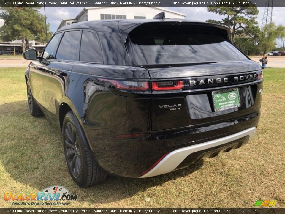 2020 Land Rover Range Rover Velar R-Dynamic S Santorini Black Metallic / Ebony/Ebony Photo #14