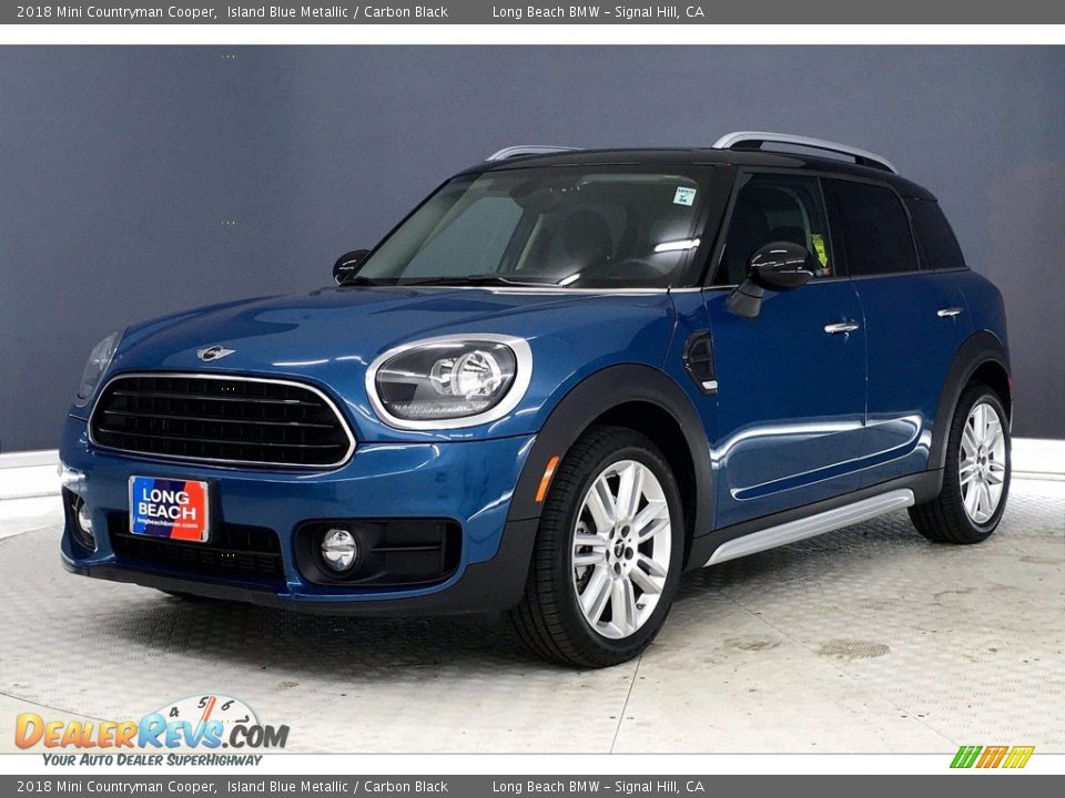 2018 Mini Countryman Cooper Island Blue Metallic / Carbon Black Photo #12