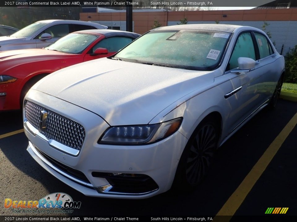 2017 Lincoln Continental Black Label AWD White Platinum / Chalet Theme Photo #1