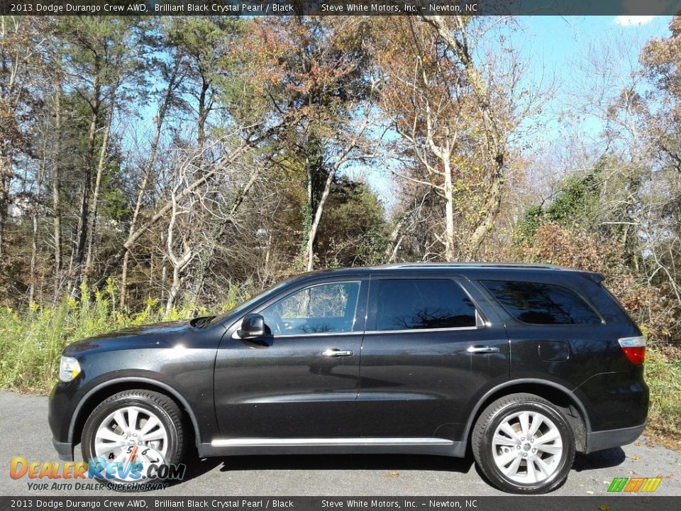 Brilliant Black Crystal Pearl 2013 Dodge Durango Crew AWD Photo #1