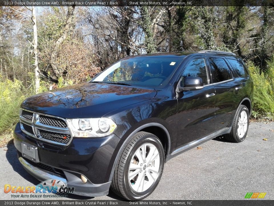 Brilliant Black Crystal Pearl 2013 Dodge Durango Crew AWD Photo #2