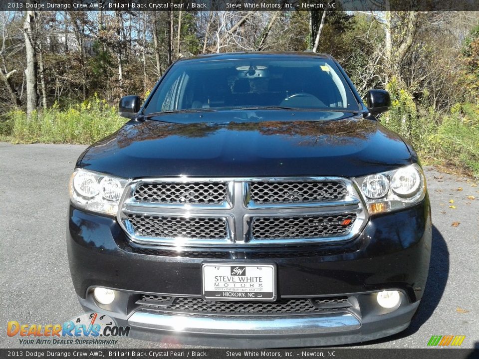 2013 Dodge Durango Crew AWD Brilliant Black Crystal Pearl / Black Photo #3