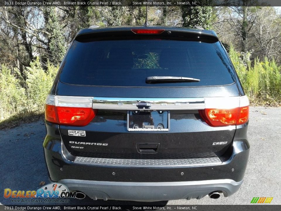 2013 Dodge Durango Crew AWD Brilliant Black Crystal Pearl / Black Photo #7