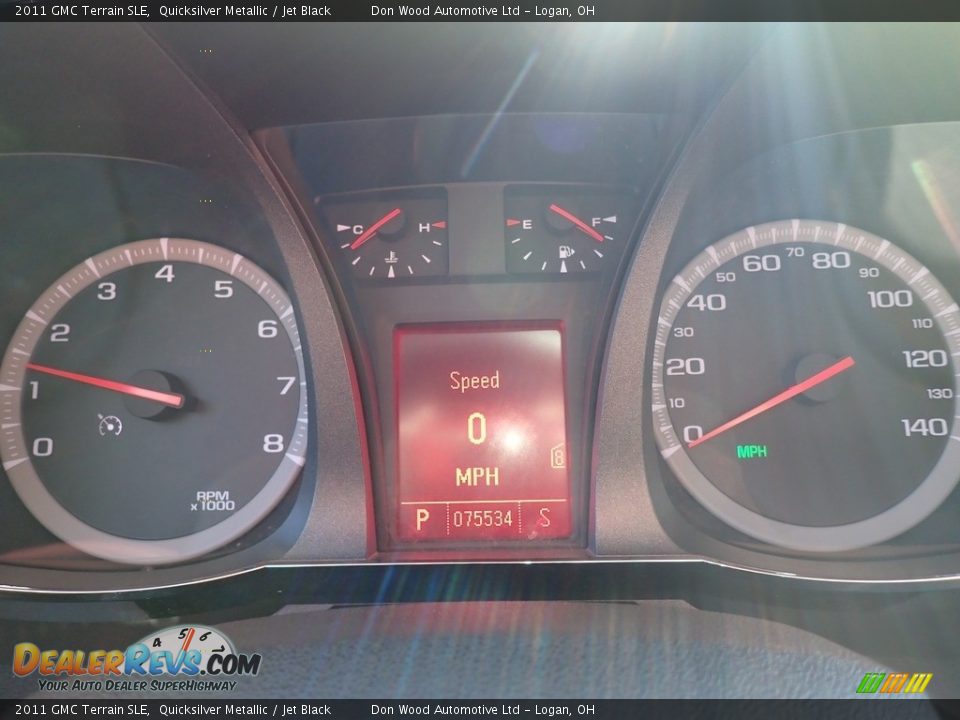 2011 GMC Terrain SLE Quicksilver Metallic / Jet Black Photo #22