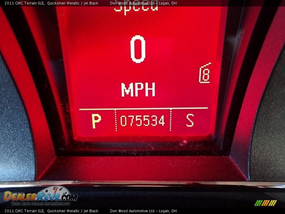 2011 GMC Terrain SLE Quicksilver Metallic / Jet Black Photo #23