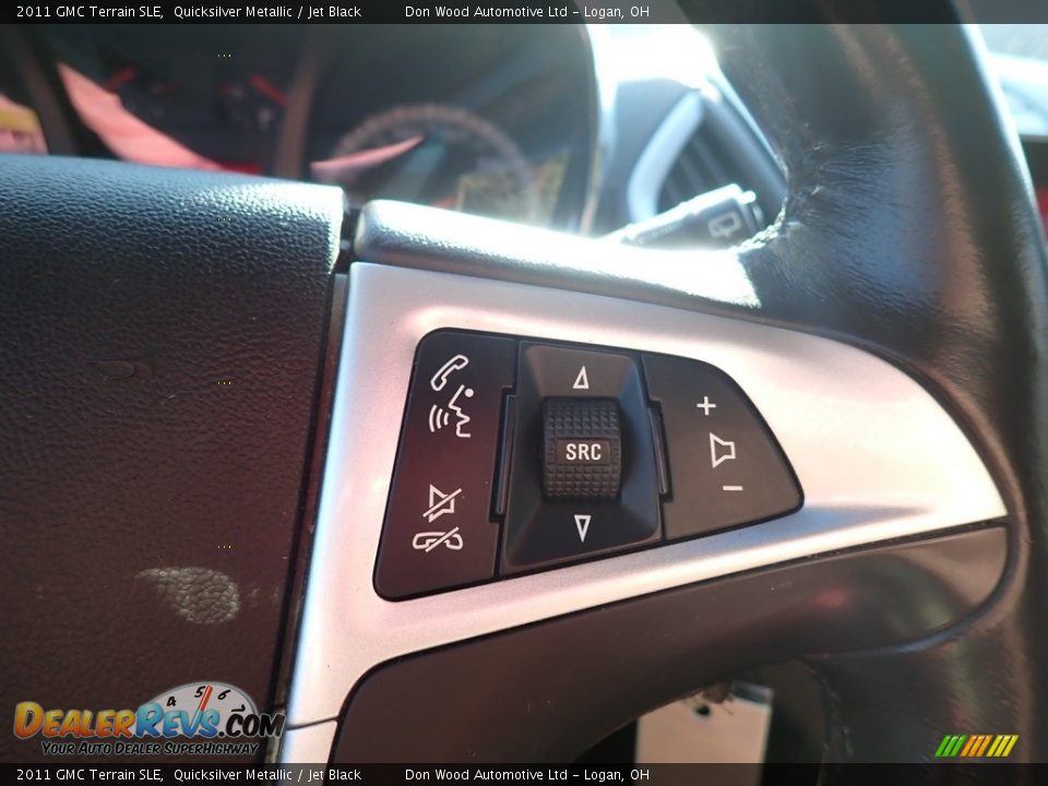 2011 GMC Terrain SLE Quicksilver Metallic / Jet Black Photo #26