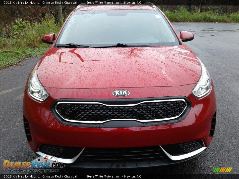 2018 Kia Niro LX Hybrid Crimson Red / Charcoal Photo #4