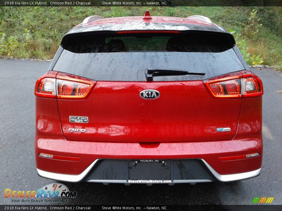 2018 Kia Niro LX Hybrid Crimson Red / Charcoal Photo #8