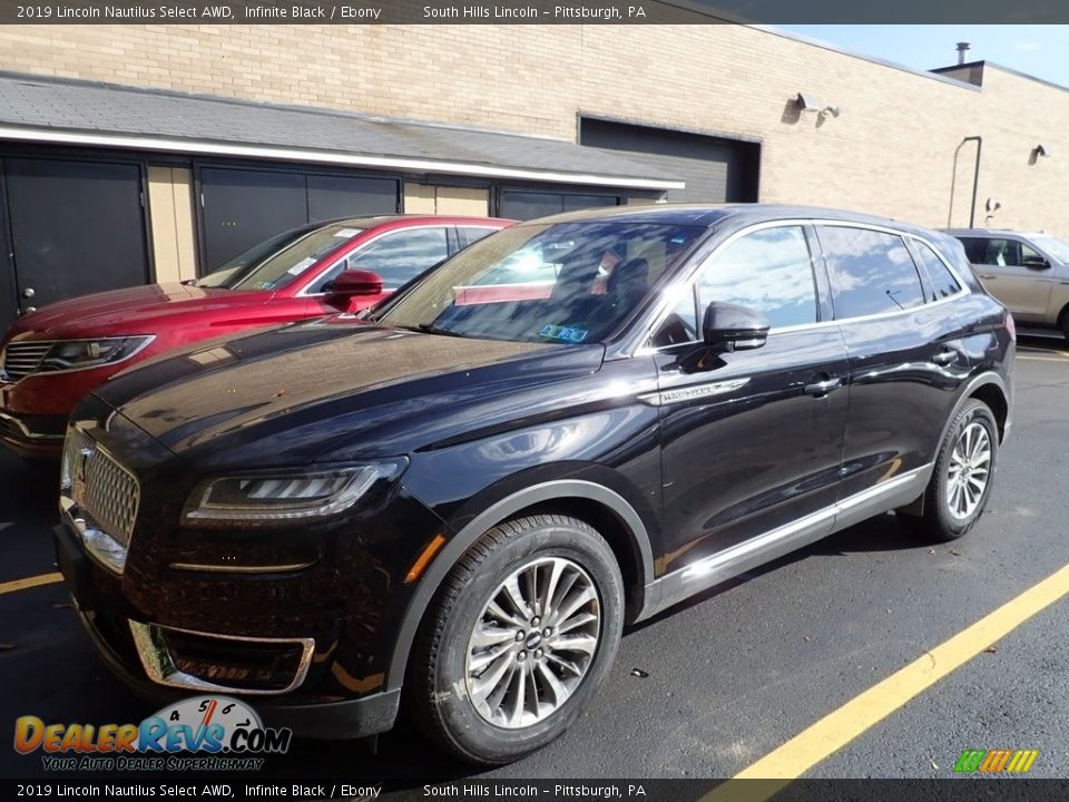 2019 Lincoln Nautilus Select AWD Infinite Black / Ebony Photo #1
