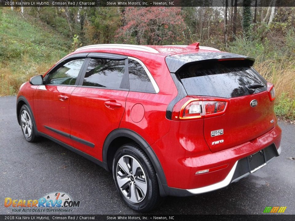 2018 Kia Niro LX Hybrid Crimson Red / Charcoal Photo #9