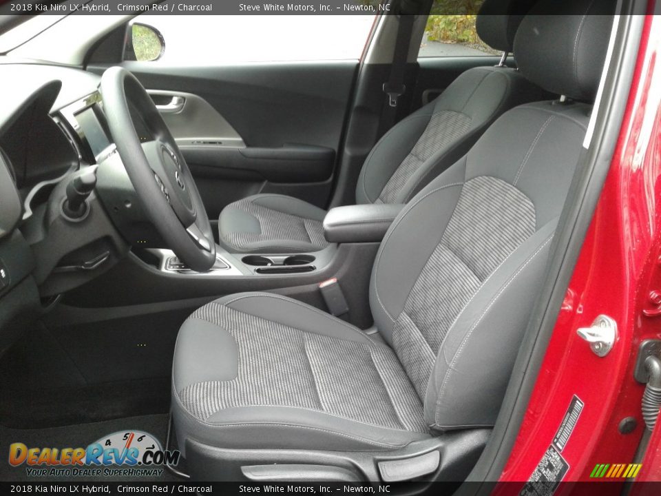 Charcoal Interior - 2018 Kia Niro LX Hybrid Photo #11