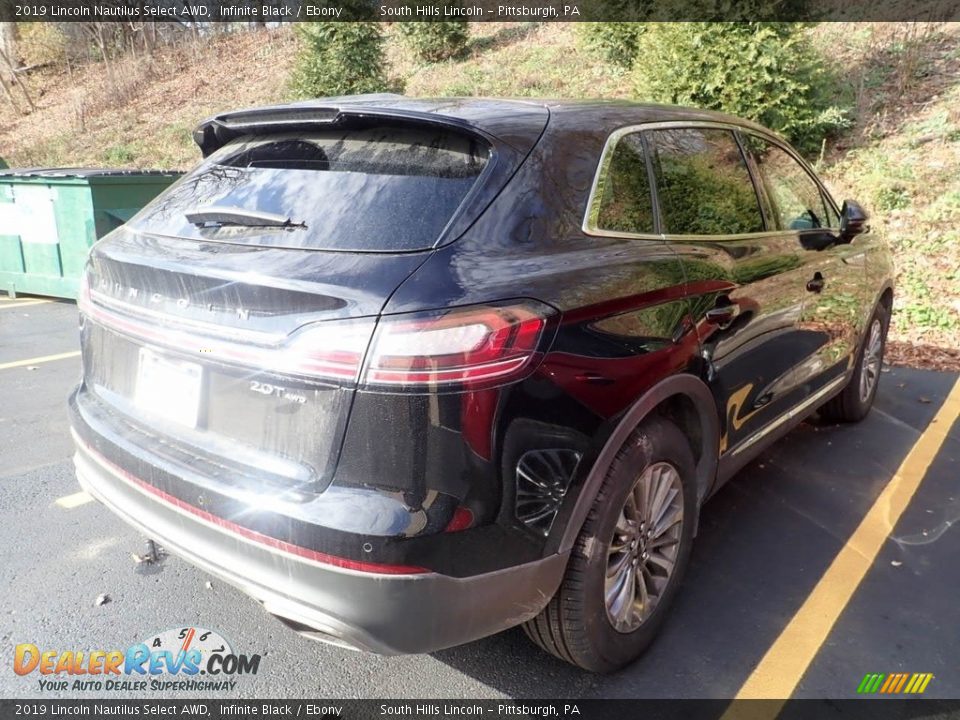 2019 Lincoln Nautilus Select AWD Infinite Black / Ebony Photo #4