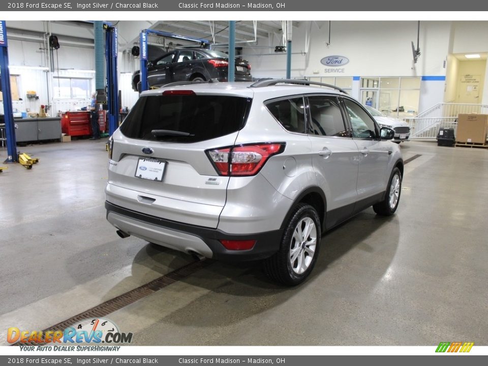 2018 Ford Escape SE Ingot Silver / Charcoal Black Photo #5