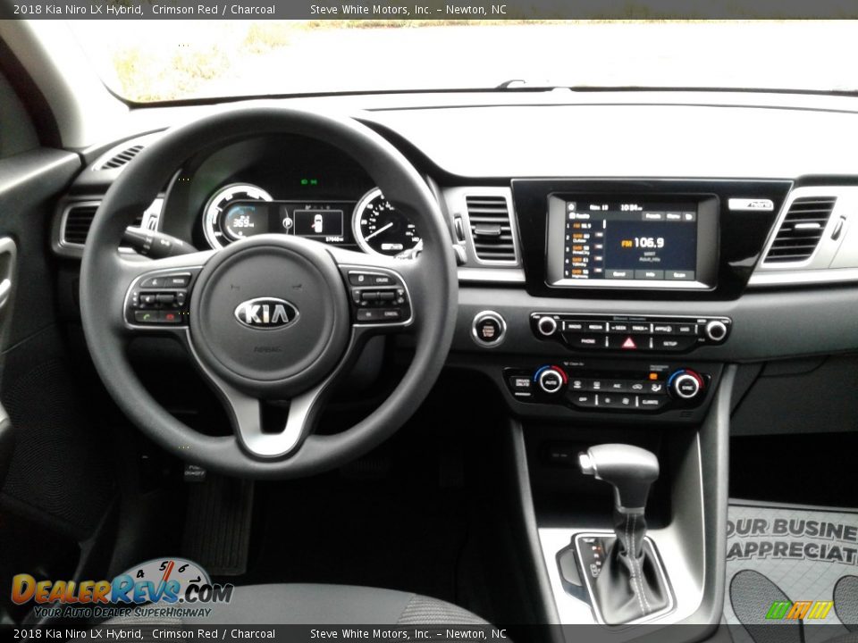 Dashboard of 2018 Kia Niro LX Hybrid Photo #17