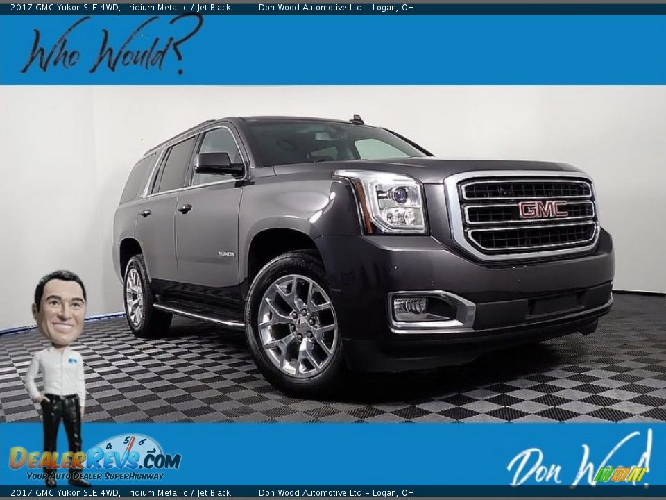 2017 GMC Yukon SLE 4WD Iridium Metallic / Jet Black Photo #1