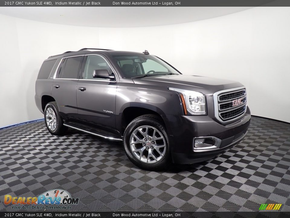 2017 GMC Yukon SLE 4WD Iridium Metallic / Jet Black Photo #4
