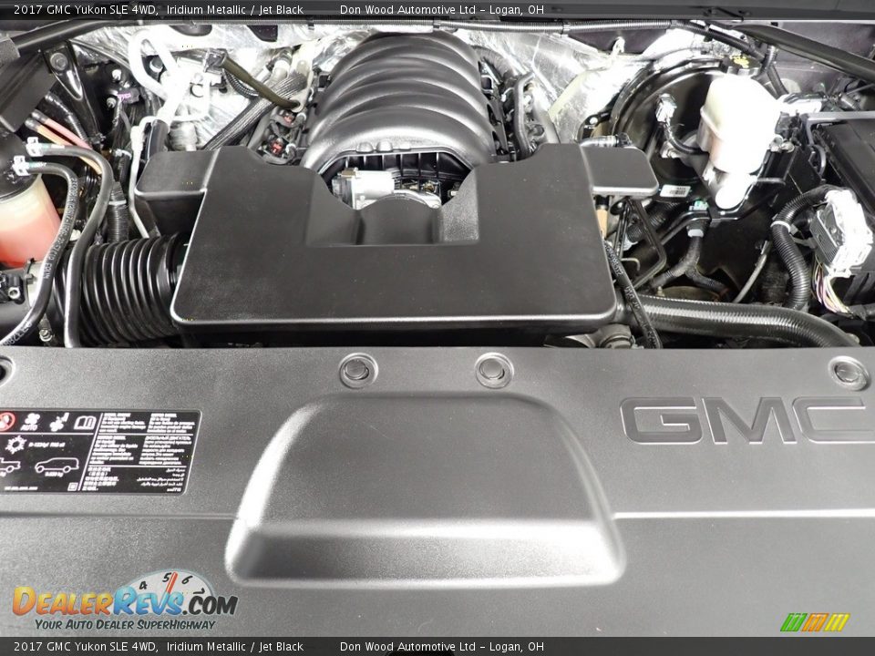 2017 GMC Yukon SLE 4WD Iridium Metallic / Jet Black Photo #8
