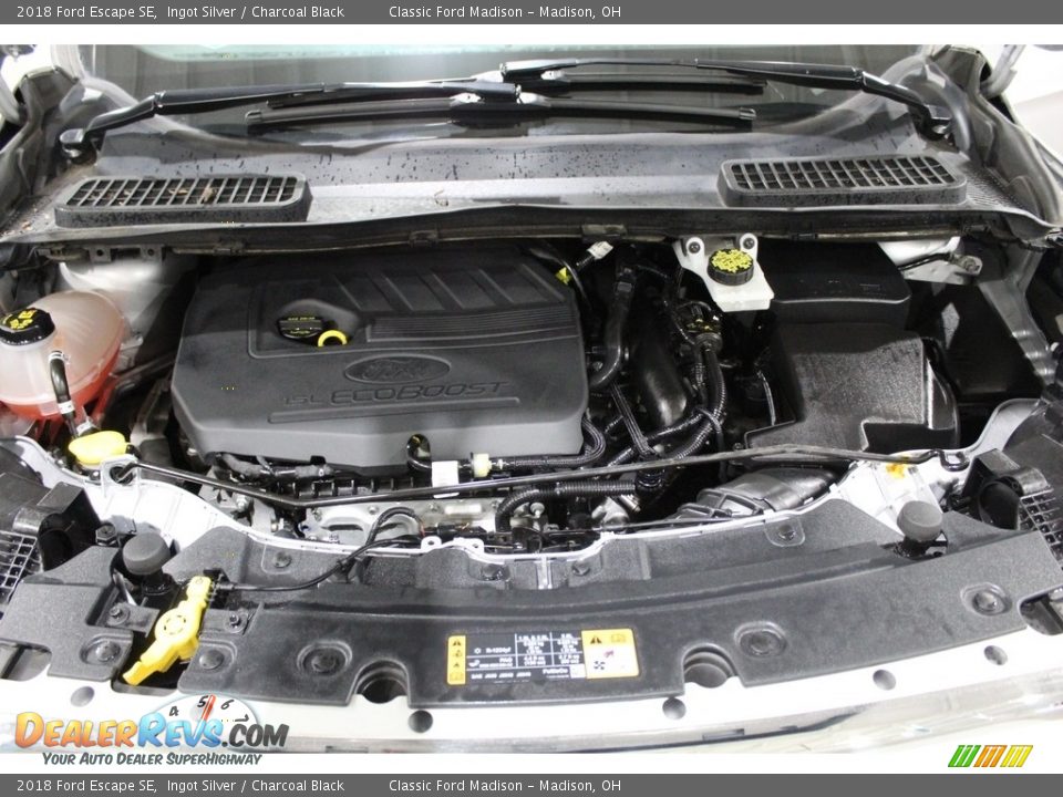 2018 Ford Escape SE Ingot Silver / Charcoal Black Photo #16