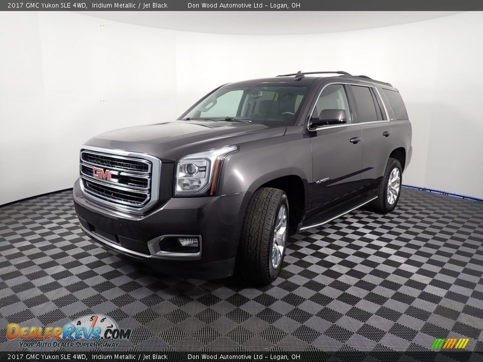2017 GMC Yukon SLE 4WD Iridium Metallic / Jet Black Photo #9