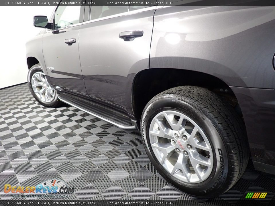2017 GMC Yukon SLE 4WD Iridium Metallic / Jet Black Photo #11