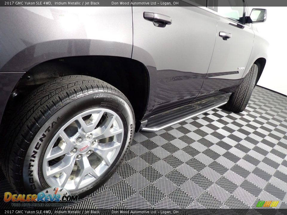 2017 GMC Yukon SLE 4WD Iridium Metallic / Jet Black Photo #21