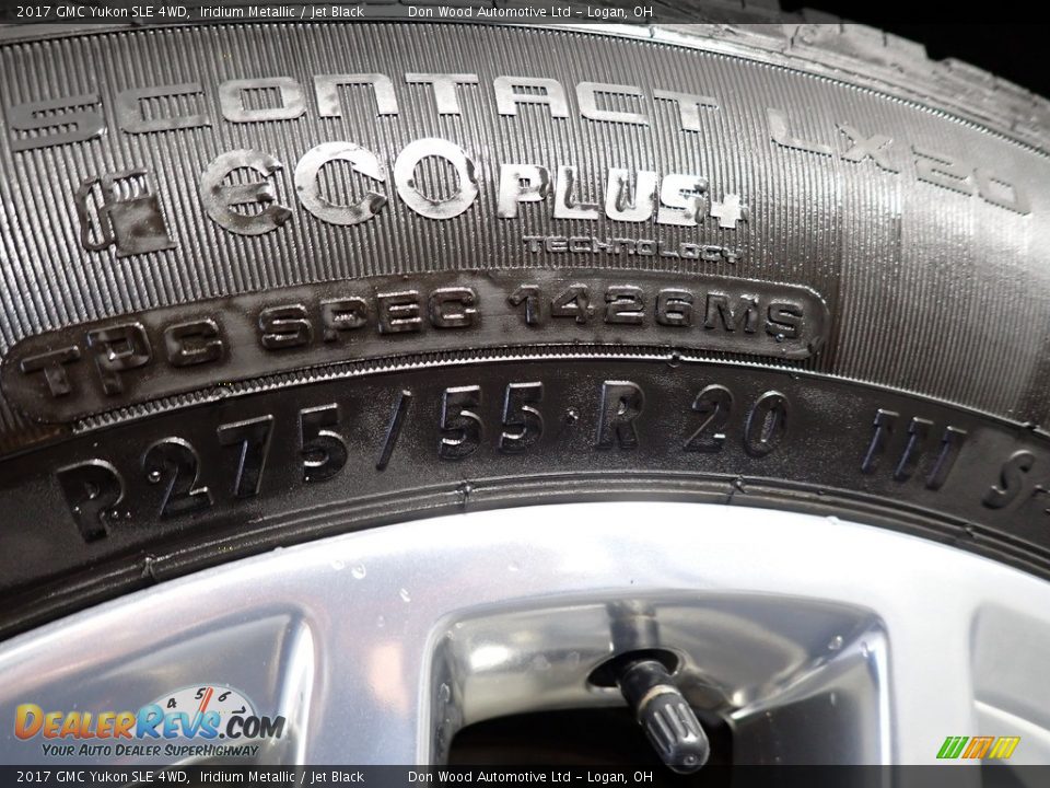 2017 GMC Yukon SLE 4WD Iridium Metallic / Jet Black Photo #22