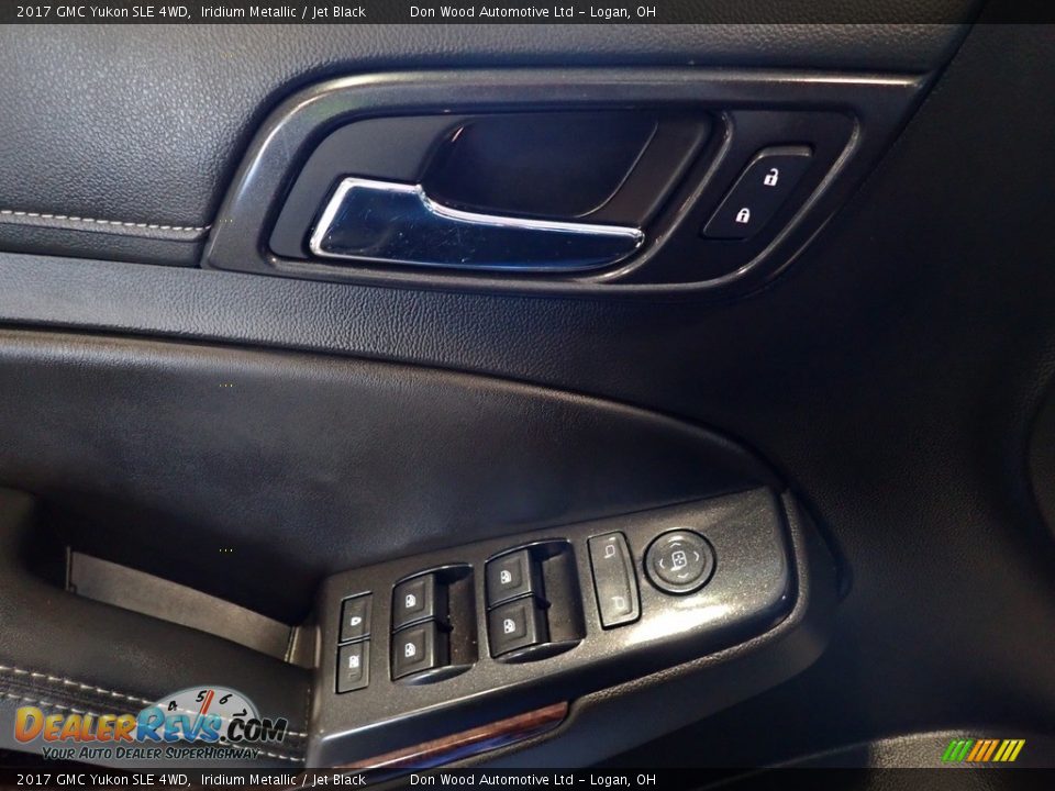 2017 GMC Yukon SLE 4WD Iridium Metallic / Jet Black Photo #23