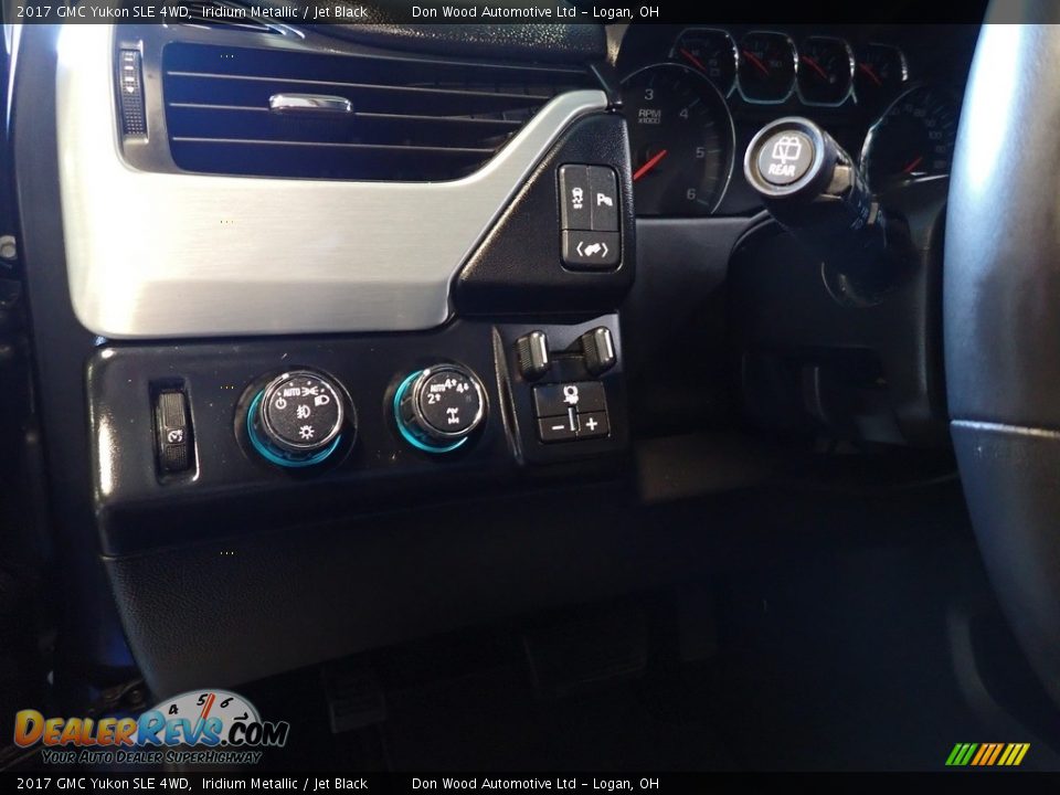 2017 GMC Yukon SLE 4WD Iridium Metallic / Jet Black Photo #24