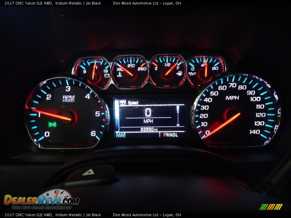 2017 GMC Yukon SLE 4WD Iridium Metallic / Jet Black Photo #26