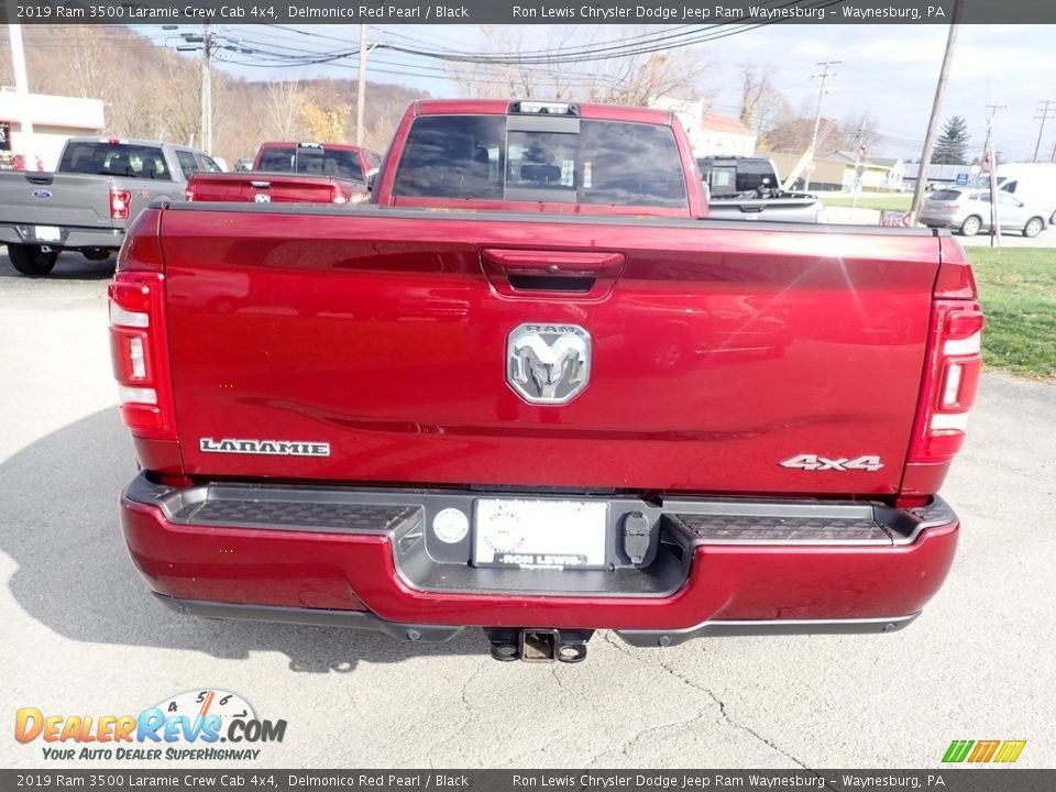 2019 Ram 3500 Laramie Crew Cab 4x4 Delmonico Red Pearl / Black Photo #5