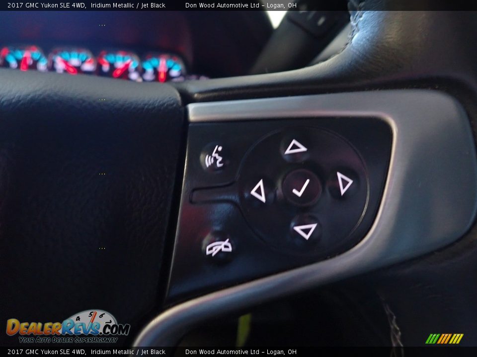 2017 GMC Yukon SLE 4WD Iridium Metallic / Jet Black Photo #30