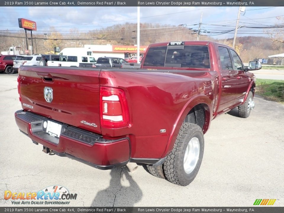 2019 Ram 3500 Laramie Crew Cab 4x4 Delmonico Red Pearl / Black Photo #6