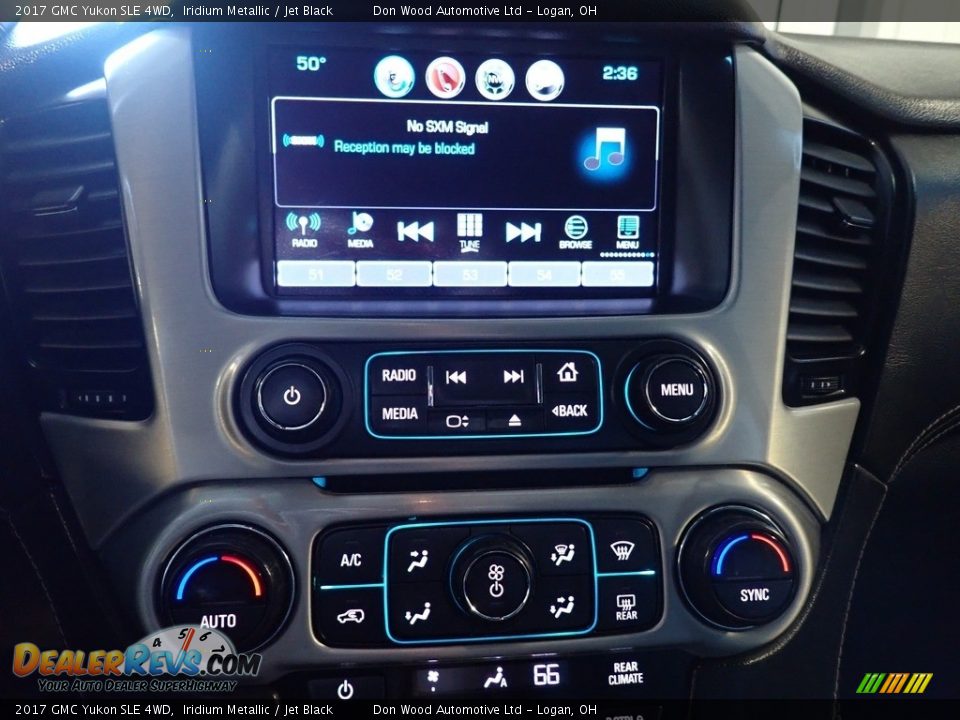2017 GMC Yukon SLE 4WD Iridium Metallic / Jet Black Photo #31