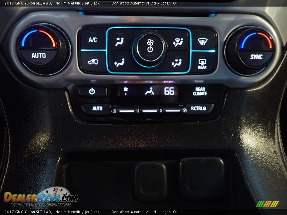 2017 GMC Yukon SLE 4WD Iridium Metallic / Jet Black Photo #32