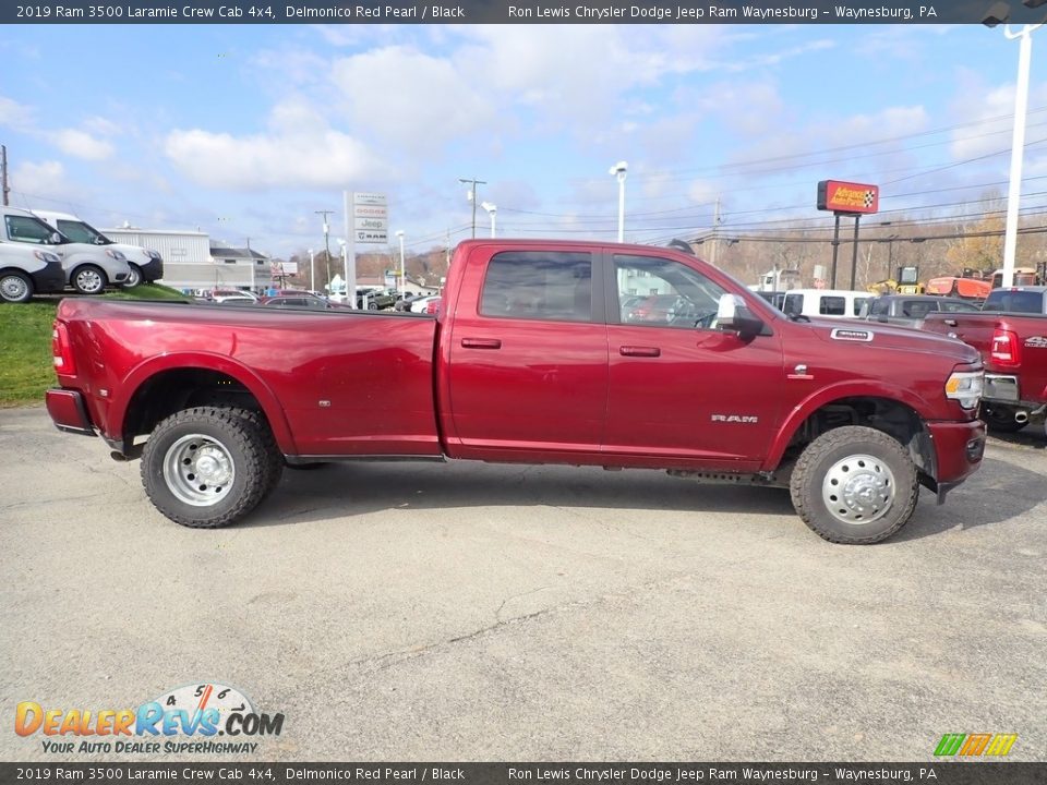 Delmonico Red Pearl 2019 Ram 3500 Laramie Crew Cab 4x4 Photo #7